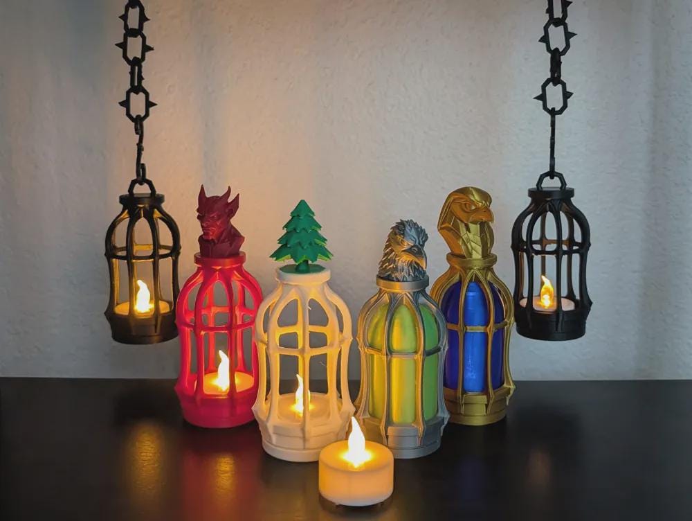 Fantasy LED Lantern Tea Light - Choose Your Version