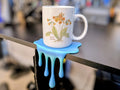 Drippy Shelf Accent - Illusory Desk Sculpture