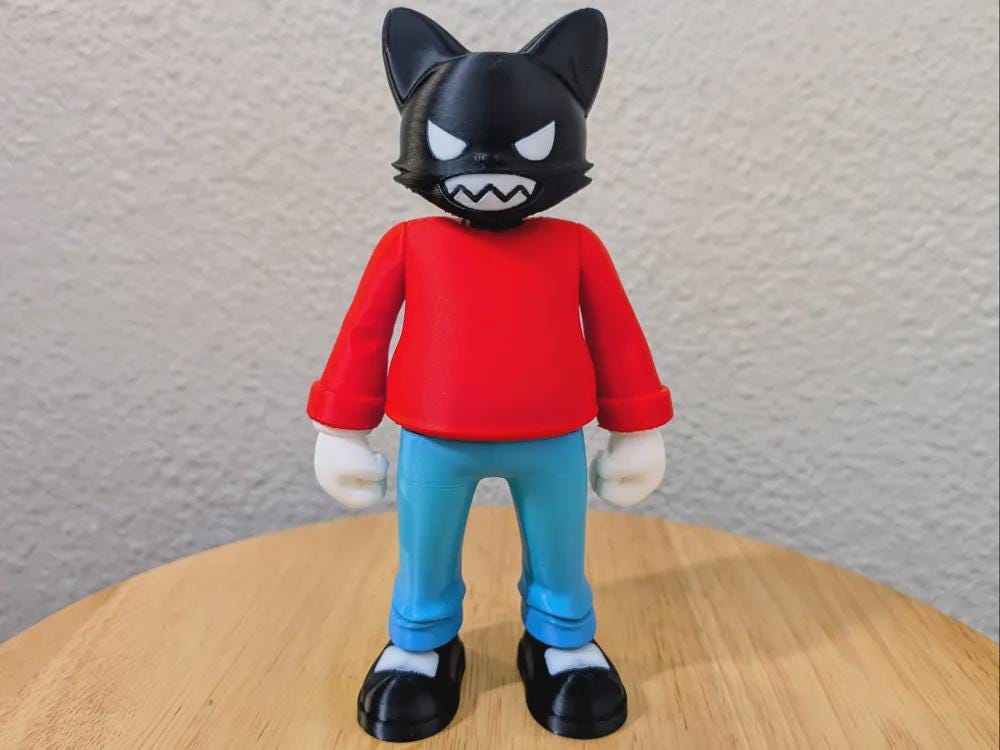 PsychoCat (OG) – Custom Color Cat Sculpture