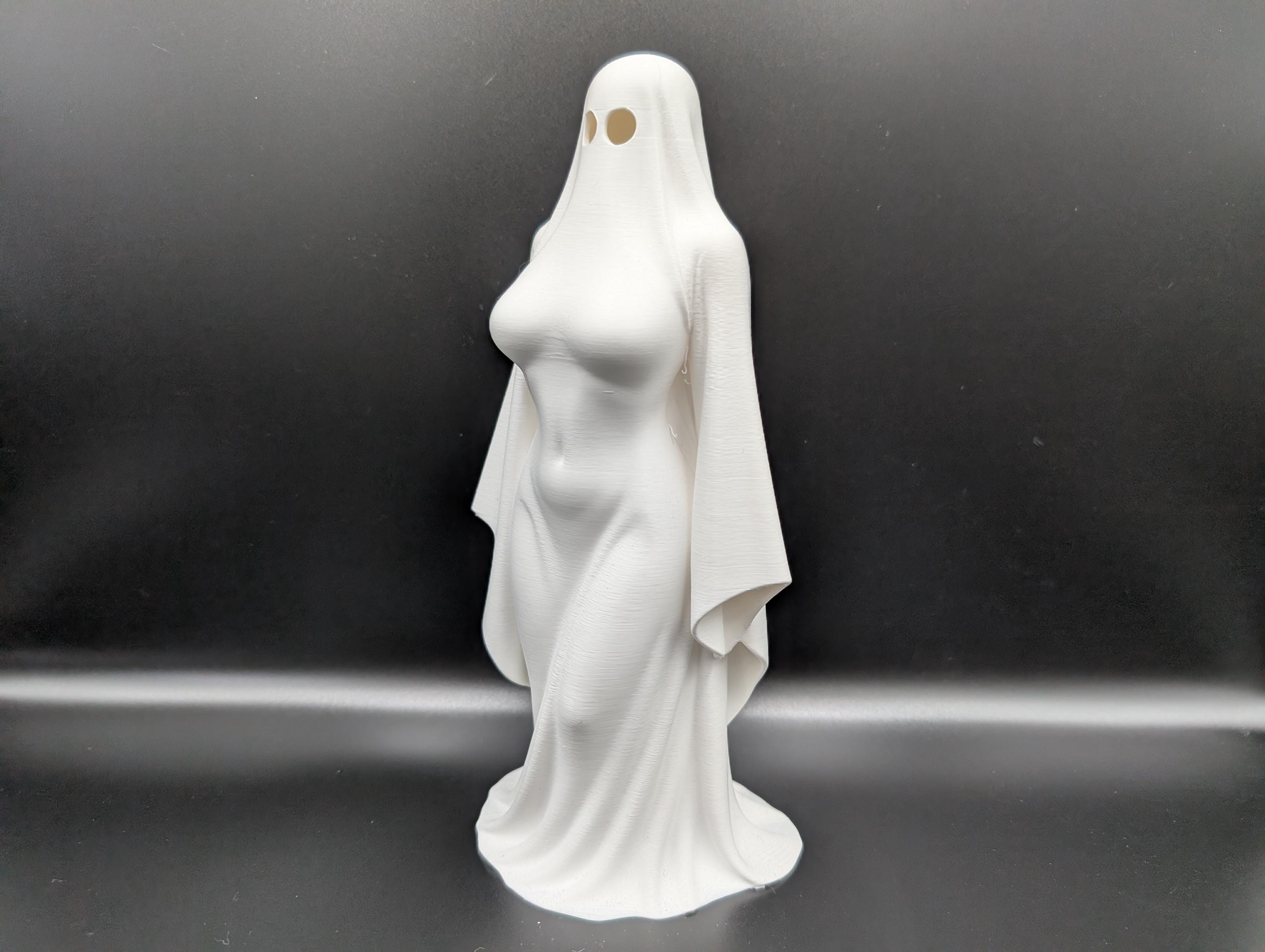 Haunting Elegance – Modern Gothic Lady Ghost – Home Decor