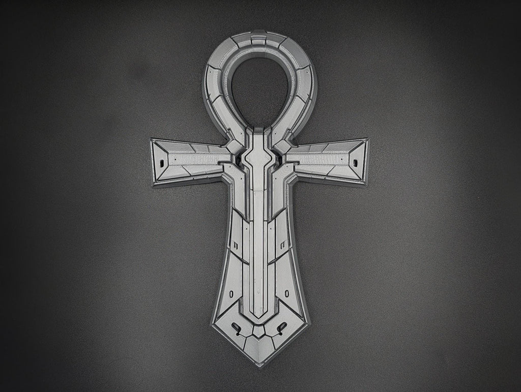 Axiom Ankh – Sci-Fi Egyptian Wall Art