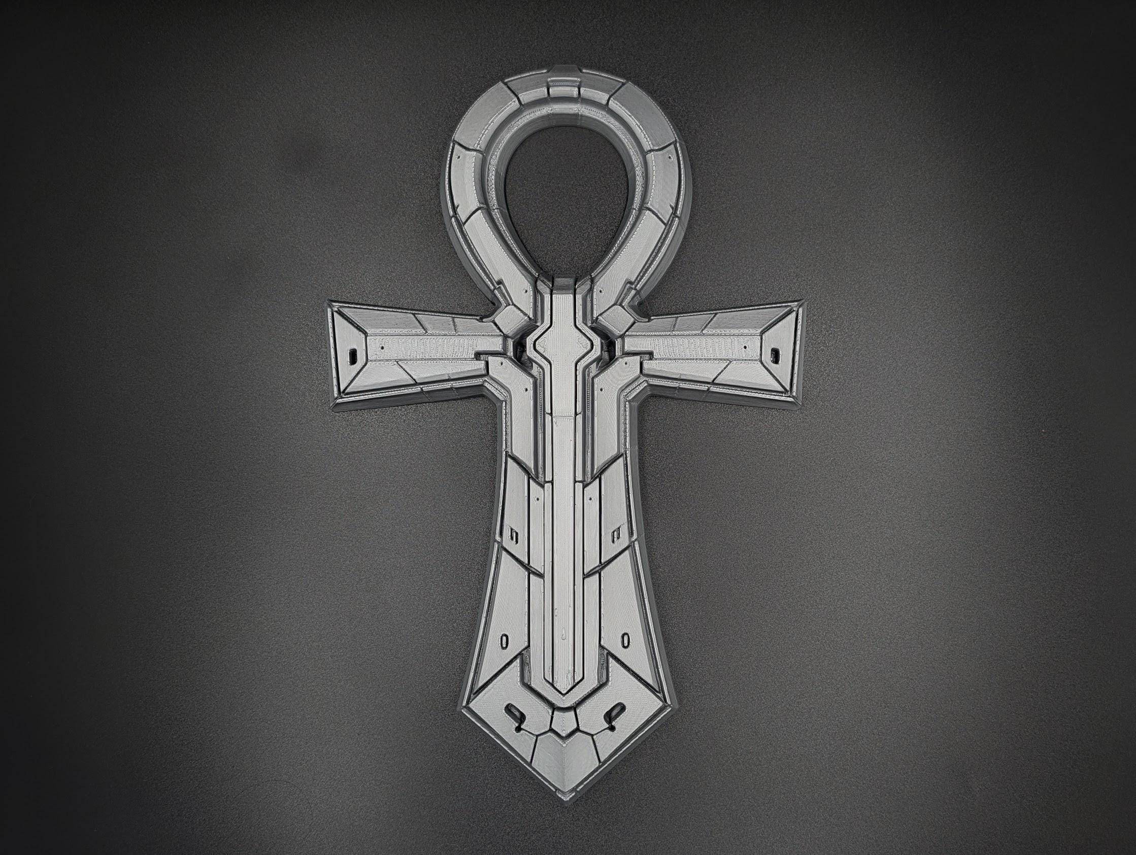 Axiom Ankh – Sci-Fi Egyptian Wall Art