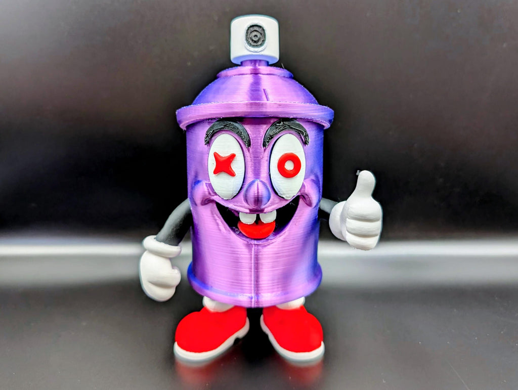Huffy the Spray Can Man - Custom Graffiti Culture Desk Sculpture