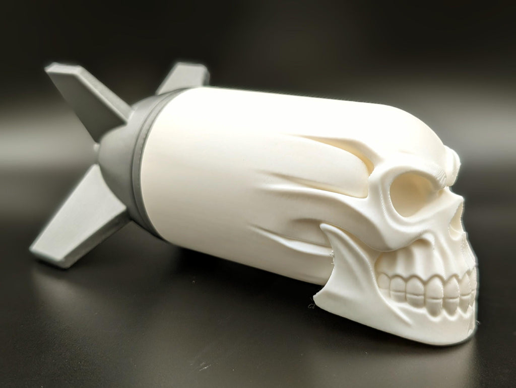 Skull Nuke Dark Shelf Decor